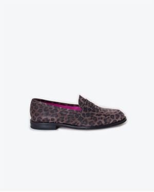 Vilagallo Animal Print Shoe - Purple