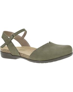 Dansko Rowan Ivy Milled Nubuck Sandal - Gray