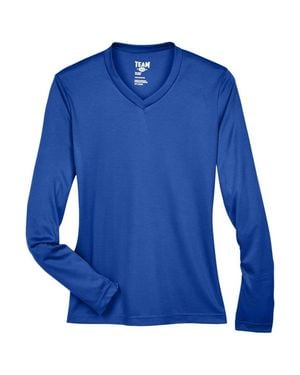 Team 365 Zone Performance Long Sleeve T-Shirt - Blue