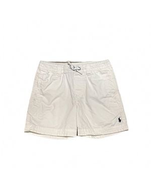 Ralph Lauren Kid's Twill Relaxed Shorts - Natural