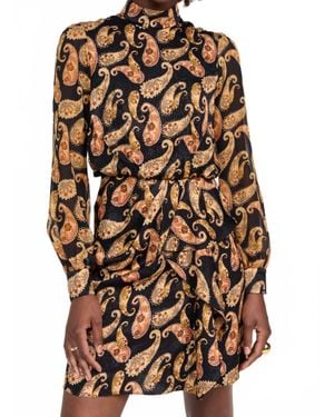 Saloni Draped Isa Short Dress - Multicolor