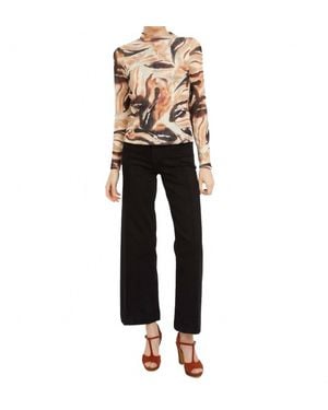 Caballero Marta Long Sleeve Top - Black
