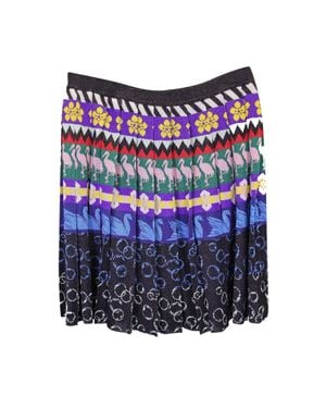 Mary Katrantzou Pleated Skirt - Blue