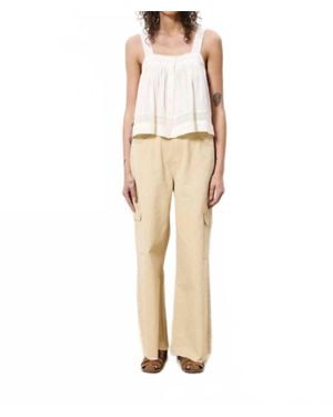 FRNCH Lalita Square Neck Top - Natural