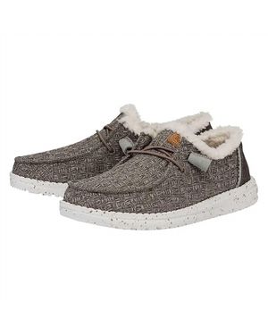 HEYDUDE Wendy Warmth Casual Shoes - Gray