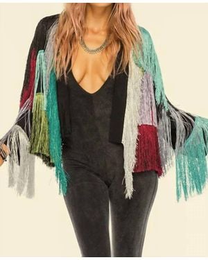 Indah Marquee Evening Jacket - Green