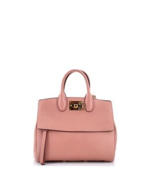 Ferragamo Studio Satchel Leather - Pink