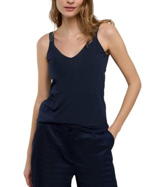 Summum Singlet Reversible Tank Top - Blue