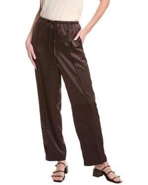 Madewell Slim Pintuck Pant - Brown