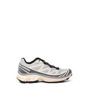 Salomon 'Xt-6' Pearl Fabric Sneakers - White