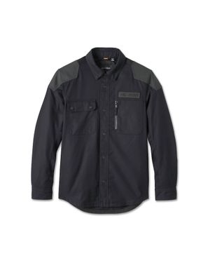 Harley Davidson Riding Padded Zip-Up Jacket - Blue