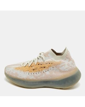 Yeezy Yeezy Boost 380 Size 41.5 Knit Fabric Mist Reflective Low Top Sneakers - Multicolor