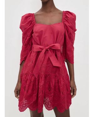Cleobella Minta Mini Dress - Red