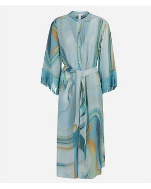 Jonathan Simkhai Odelia Mable Cover Up - Blue