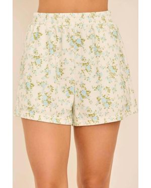 Main Strip Bloom Shorts - Natural