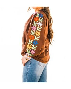 Layerz Clothing Rhett Long Sleeve Top - Orange
