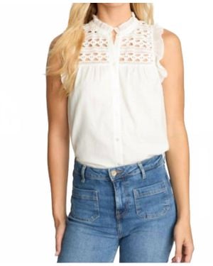 Caballero Anthea Sleeveless Top - Blue