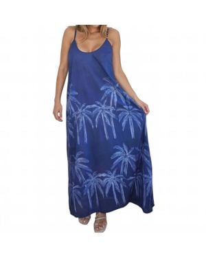 NIBI MTK Pasha Maxi Dress - Blue