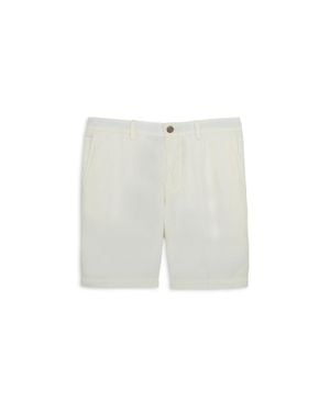 Scott Barber Linen Blend Shorts - White