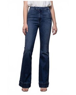 Hidden Jeans Happi High Rise Flare Jeans - Blue