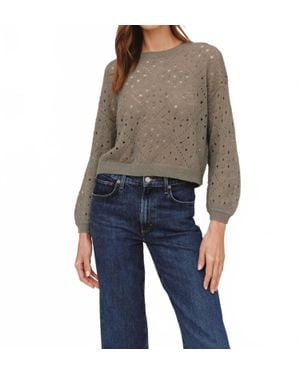 Bella Dahl Balloon Sleeve Sweater - Blue