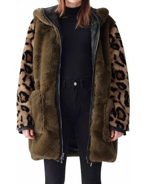 DL1961 Phoebe Parka Reversible Jacket - Black