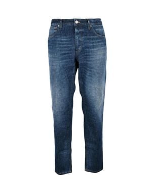 Dondup Brighton Carrot Fit Cotton Jeans - Blue