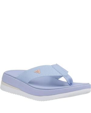 Fitflop Surf Two-Tone Webbing Toe-Post Sandals - Blue