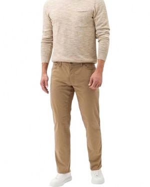Brax Cooper Fancy Marathon Pants - Natural