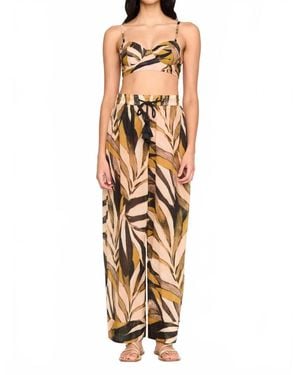 Marie Oliver Tropical Sand Ariel Pants - Metallic
