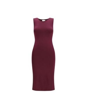 Sa Su Phi Silk Long Dress - Purple