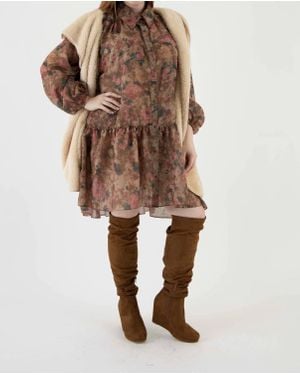 Saint Grace Sarah Cotton Voile Tunic Dress - Natural