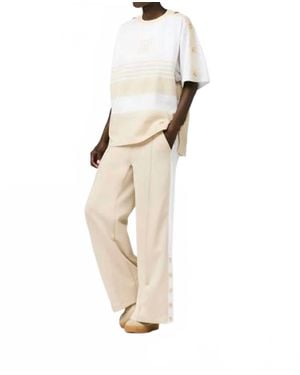 Goldbergh Grimaud Wide Leg Track Pants - White