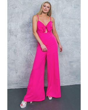 TRUEDAMES Good To Grow Woven Jumpsuit - Pink