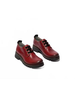Fly London Ydel Shoes - Red