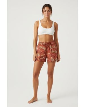 Eddie Bauer Tropical 3" Inseam Upf 50+ Swim Shorts - Orange