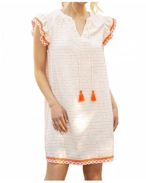 Voya Love & Lace Shift Dress - White