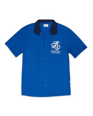 Aimé Leon Dore Ss Bowling Shirt - Blue