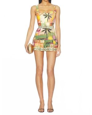 Amanda Uprichard April Romper - Yellow
