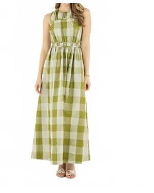 Emily Mccarthy Sorrento Midi Dress - Green