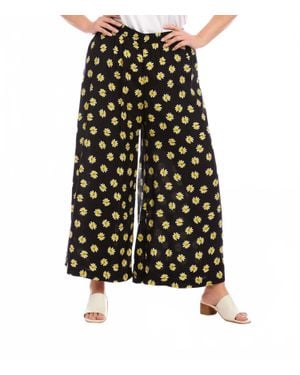 Karen Kane Wide-Leg Pants - Black