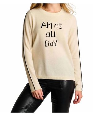 Lisa Todd Apres All Day Long Sleve Sweater - Black