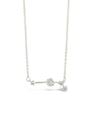 Sterling Forever Constellation Statement Necklace - White