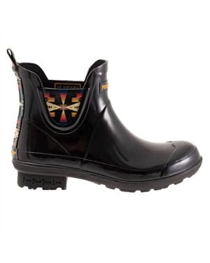Pendleton Tucson Gloss Rain Boot - Black