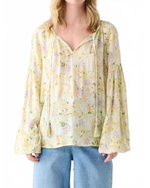 Dex Lavish Floral Blouse - Natural
