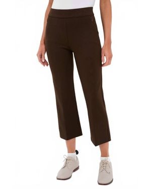 Tuckernuck Cropped Flare Pants - Brown