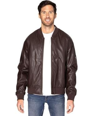 Threadfast Apparel Bomber Jacket - Brown