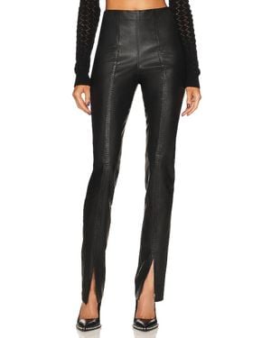 RTA Kaimi Braided Leather Pant - Black