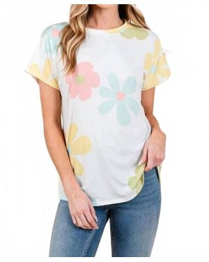 BOMBOM Ready For Spring Top - Blue