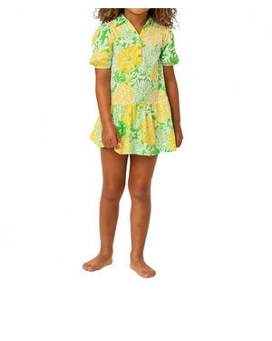 Lilly Pulitzer Girls Mini Bingley Dress - Yellow